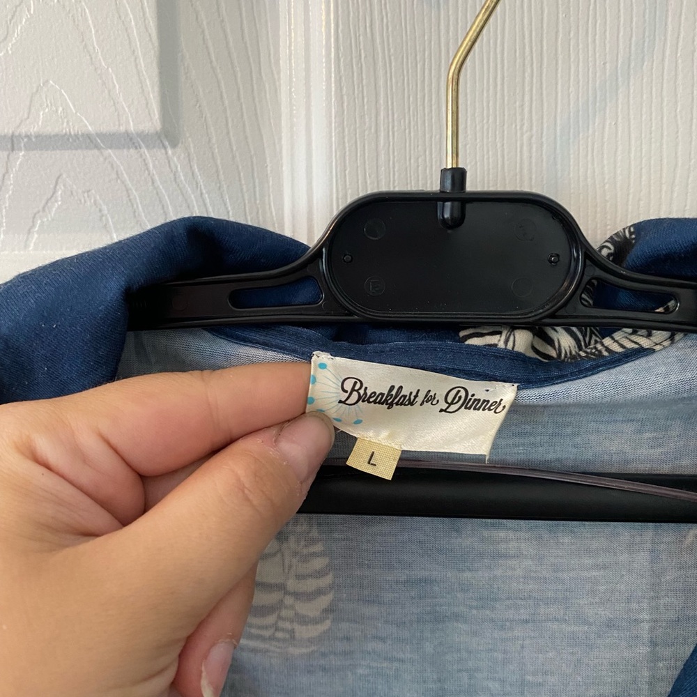 ModCloth Blue Zebra Sleep Shirt - Picture 4 of 4